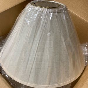 Lamp Shade Off-White Textured